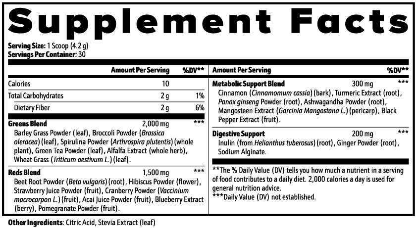Spirulina Greens SP