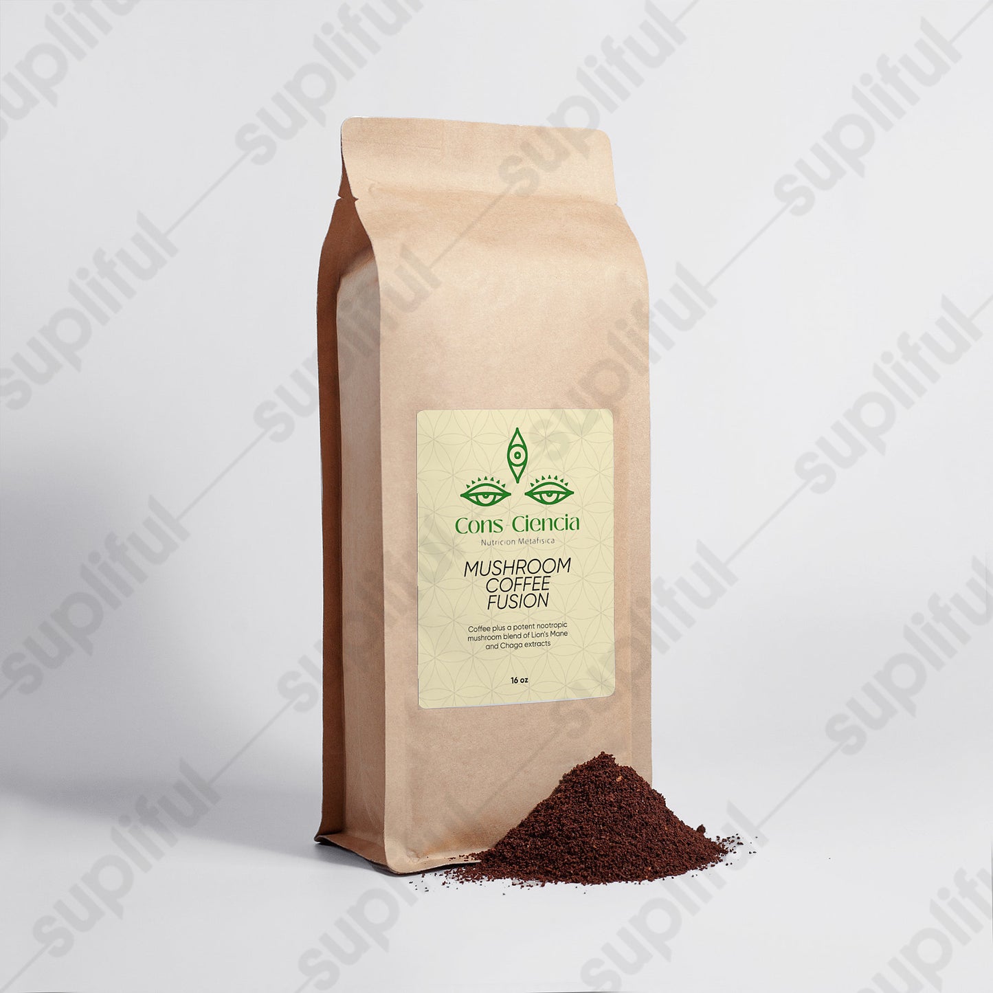 Mushroom Coffee Fusion - Lion’s Mane & Chaga 16oz