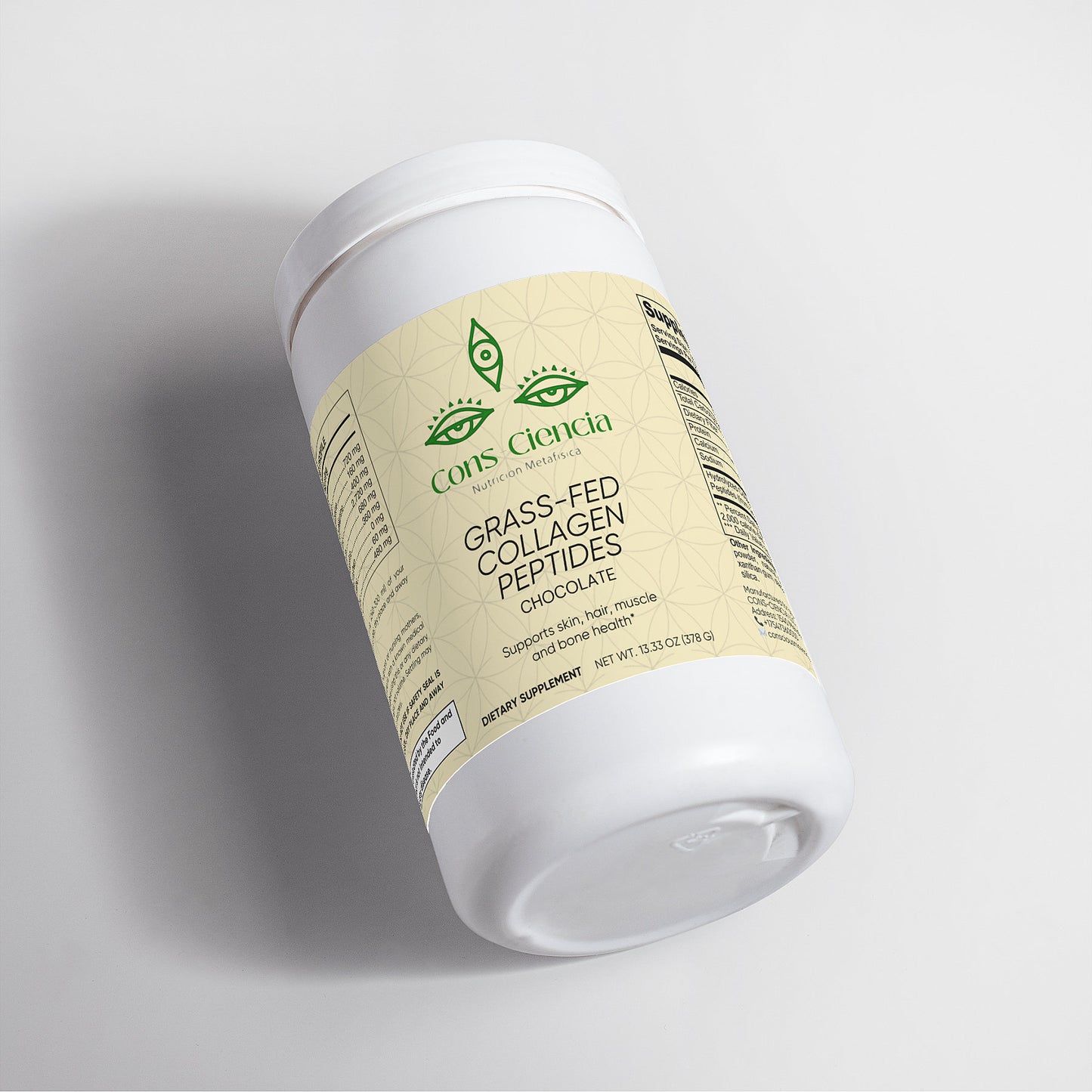 Grass-Fed Collagen Peptides Powder (Chocolate)