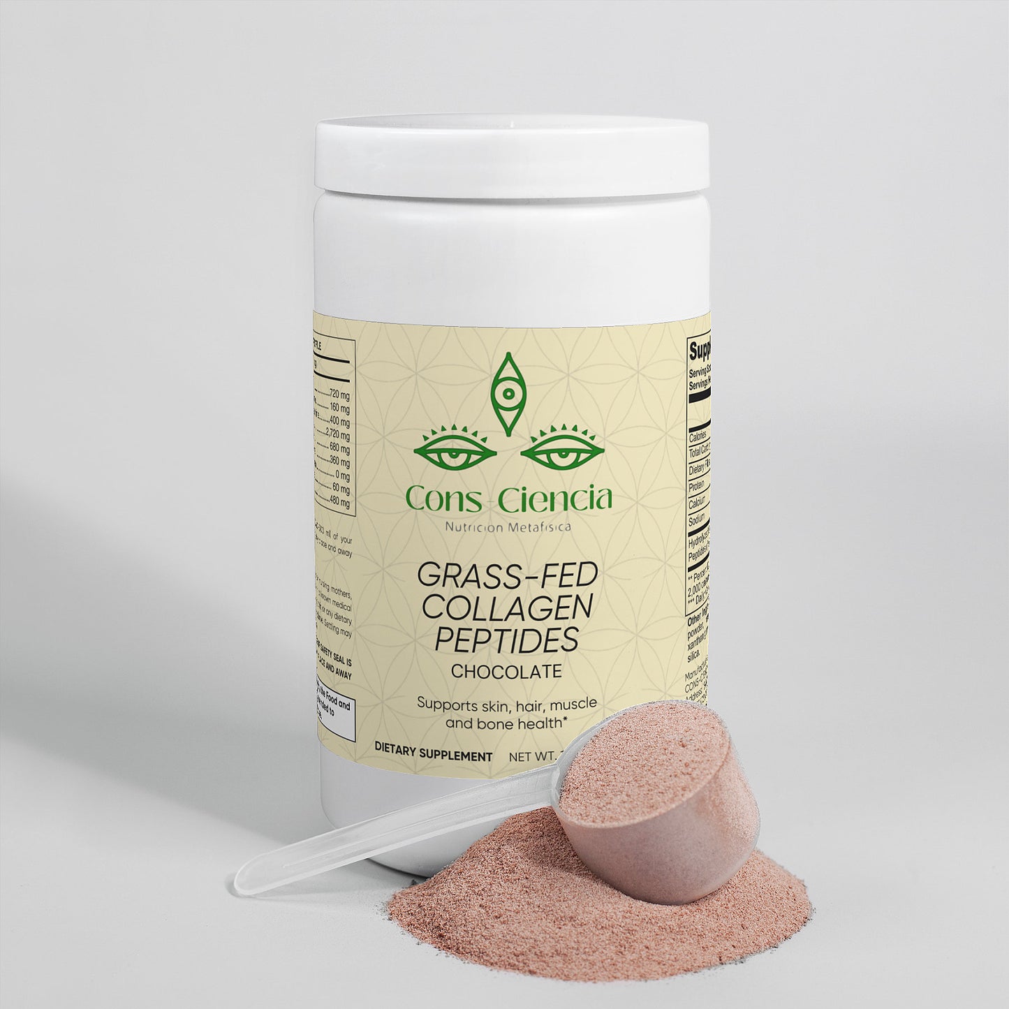 Grass-Fed Collagen Peptides Powder (Chocolate)